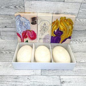 Brand New La Florentina Iris Florentina‎ Hand Made Soaps (3 each @ 5.3 oz. bars)